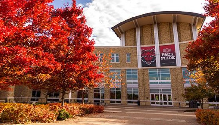 Outside view of Arkansas State dental school